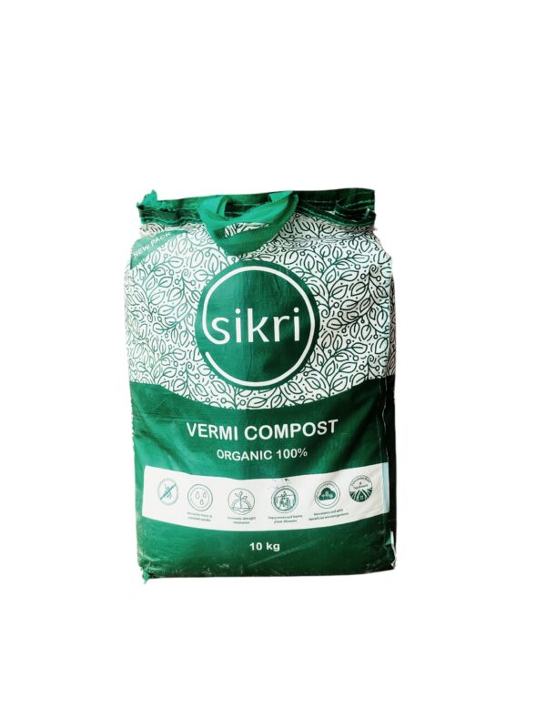 Set of 3 - 5 Kg Sikri Organic Vermicompost for plants growth - 15 Kg