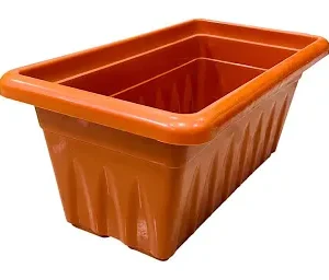 17 Inch Terracotta Red Premium Supreme Window Plastic Planter