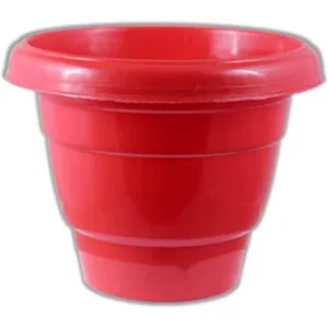 16 Inch Terracotta Red Classy Plastic Pot